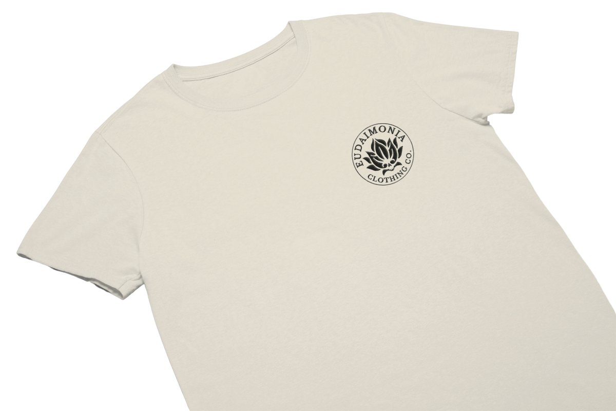 Eudaimonia Clothing - Embroidered Logo Tee - 2 - tshirt -