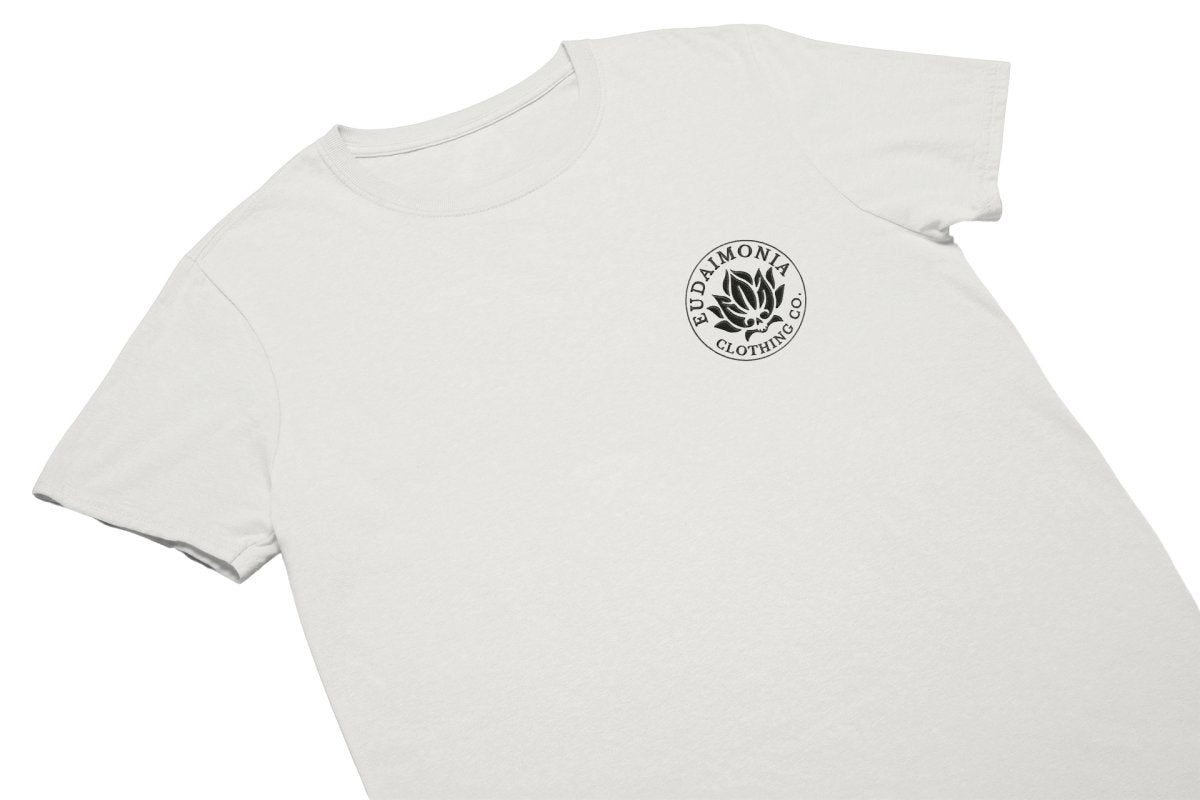 Eudaimonia Clothing - Embroidered Logo Tee - 3 - tshirt -